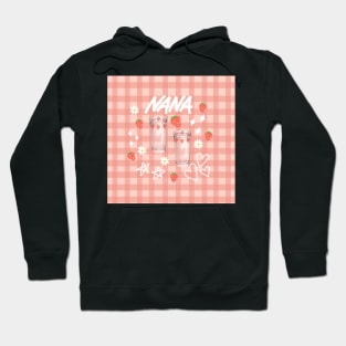 Nana anime strawberry glasses Hoodie